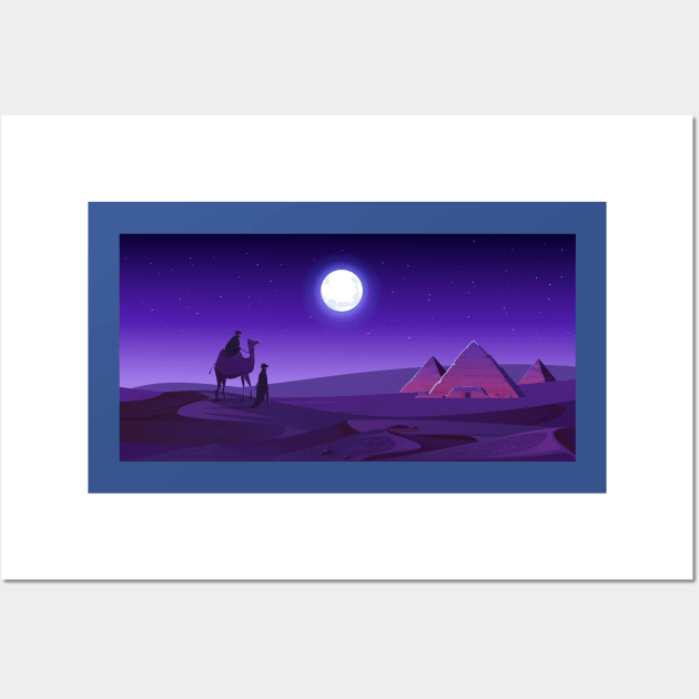 Desert Night Wall Art by F.K Clothing 